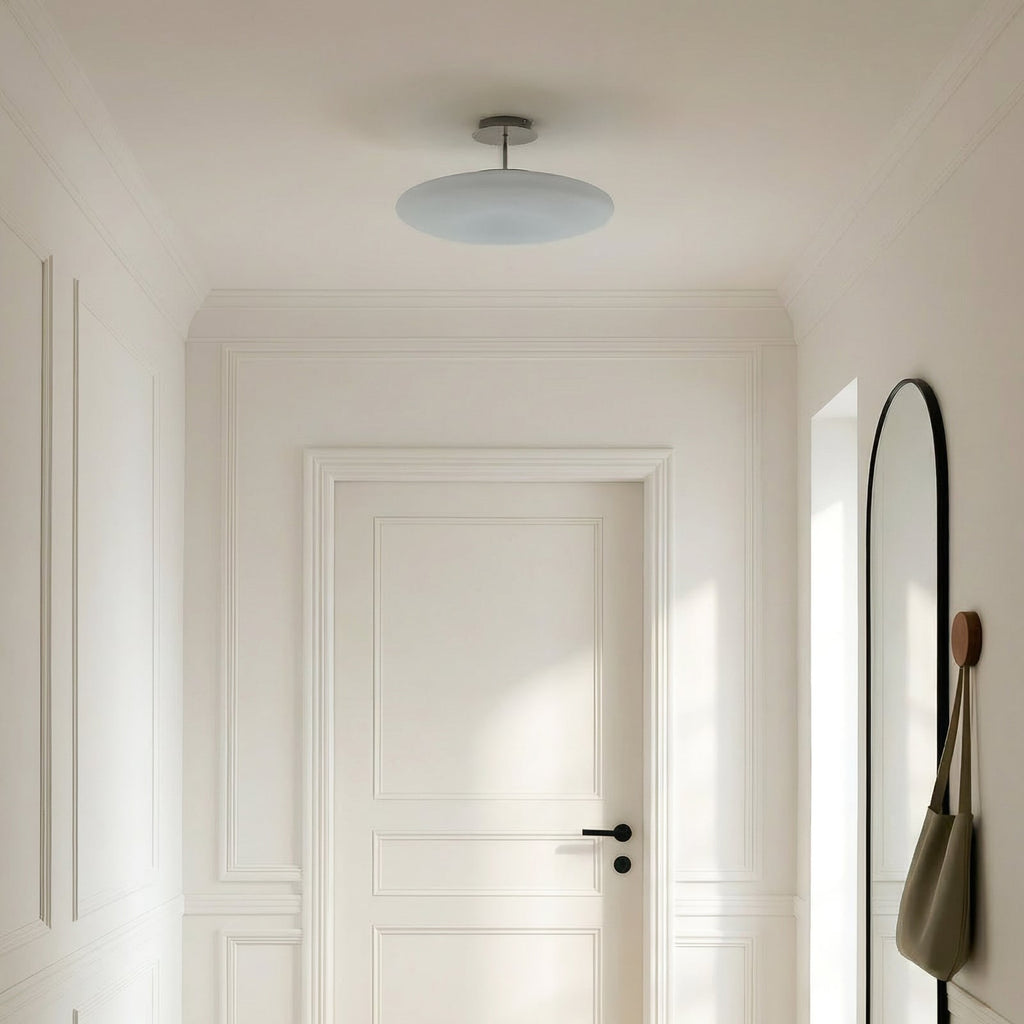 LED taklampe Gunda dimbar opalglass hvit detalj