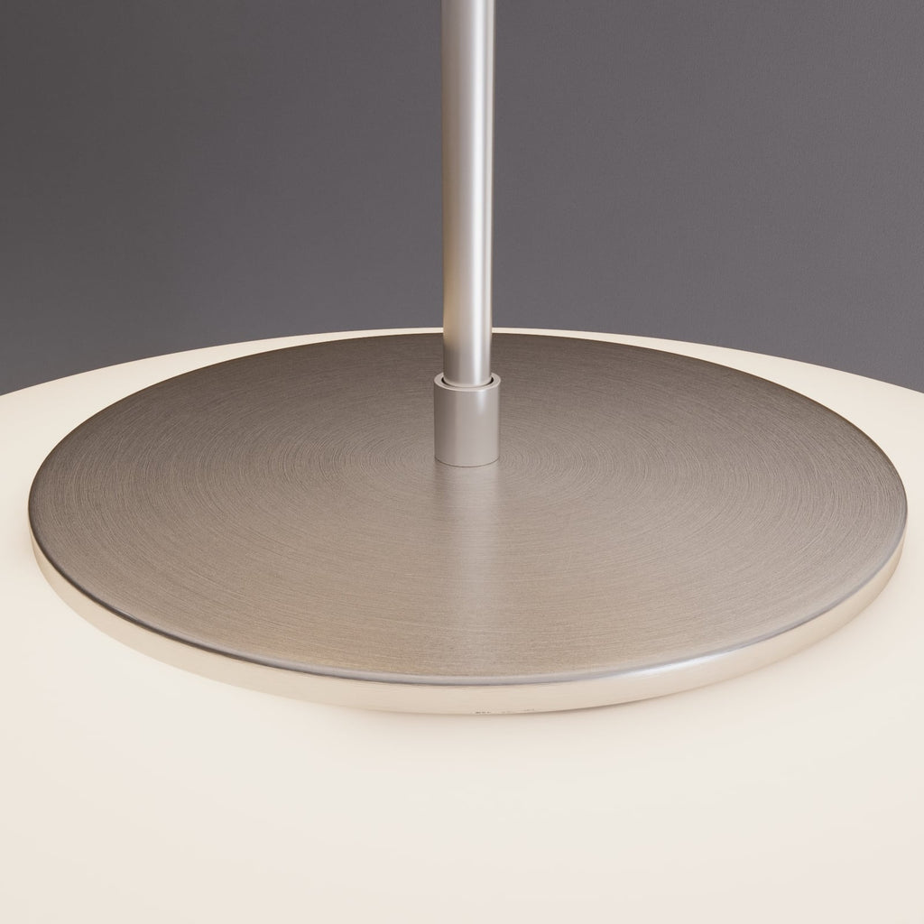 LED taklampe Gunda dimbar opalglass hvit side