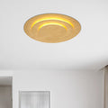 LED taklampe Heda gull metall forfra