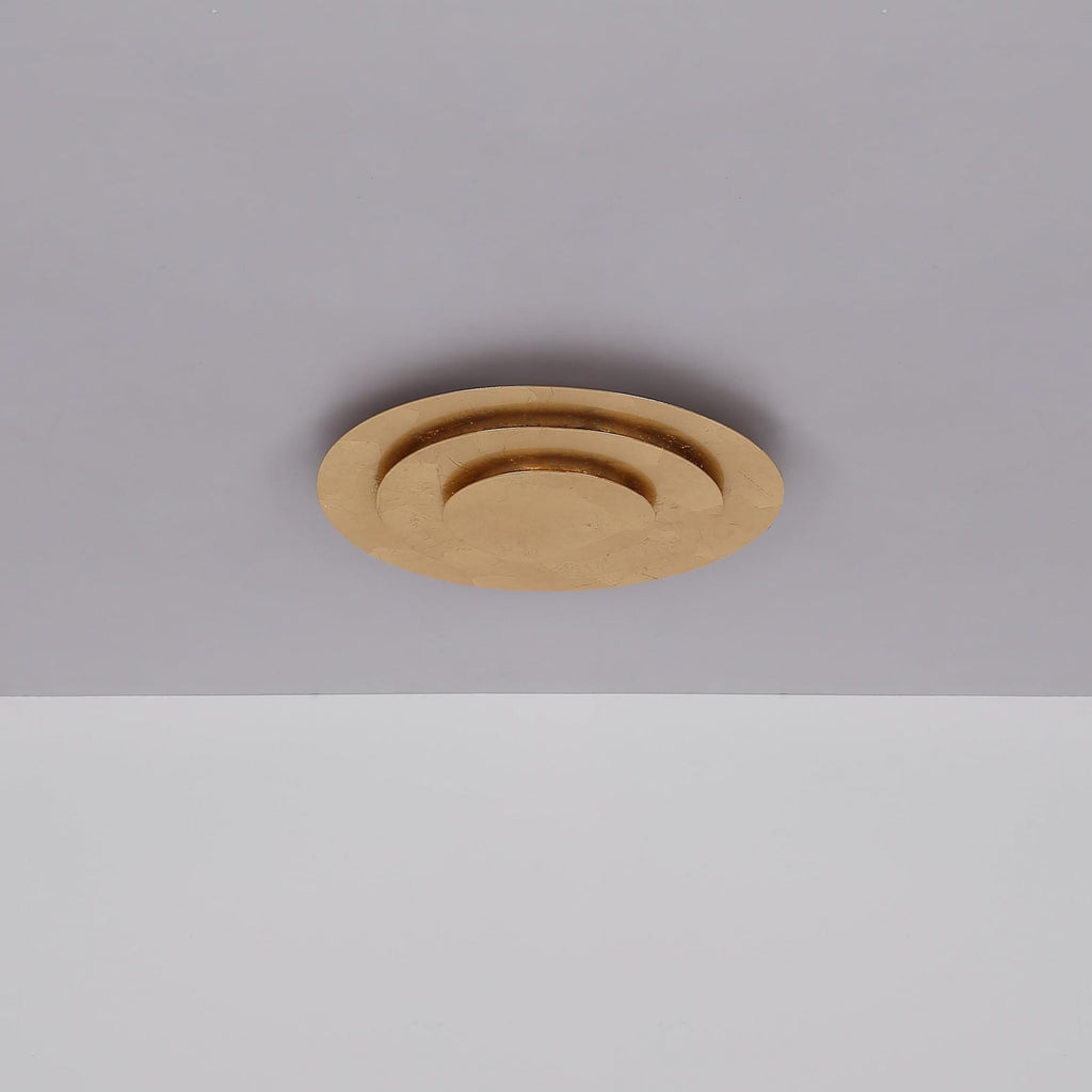 LED taklampe Heda gullfarget metall lysdetalj