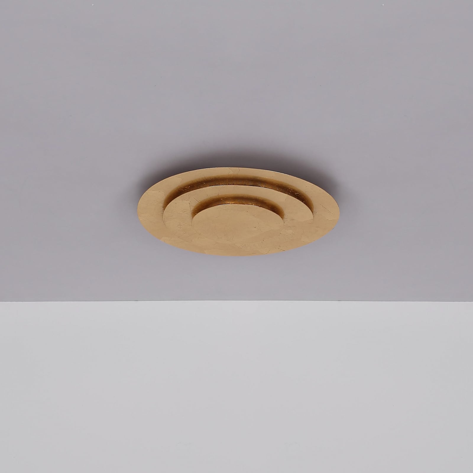 LED taklampe Heda gullfarget metall lysdetalj