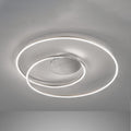 LED taklampe Holy dimbar CCT matt nikkel Ø68 cm forfra