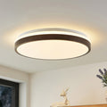 LED taklampe Hudsona tre CCT dimbar med fjernkontroll Ø49 cm forfra