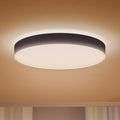 LED taklampe Hue Enrave dimbar CCT Ø55 cm svart forfra