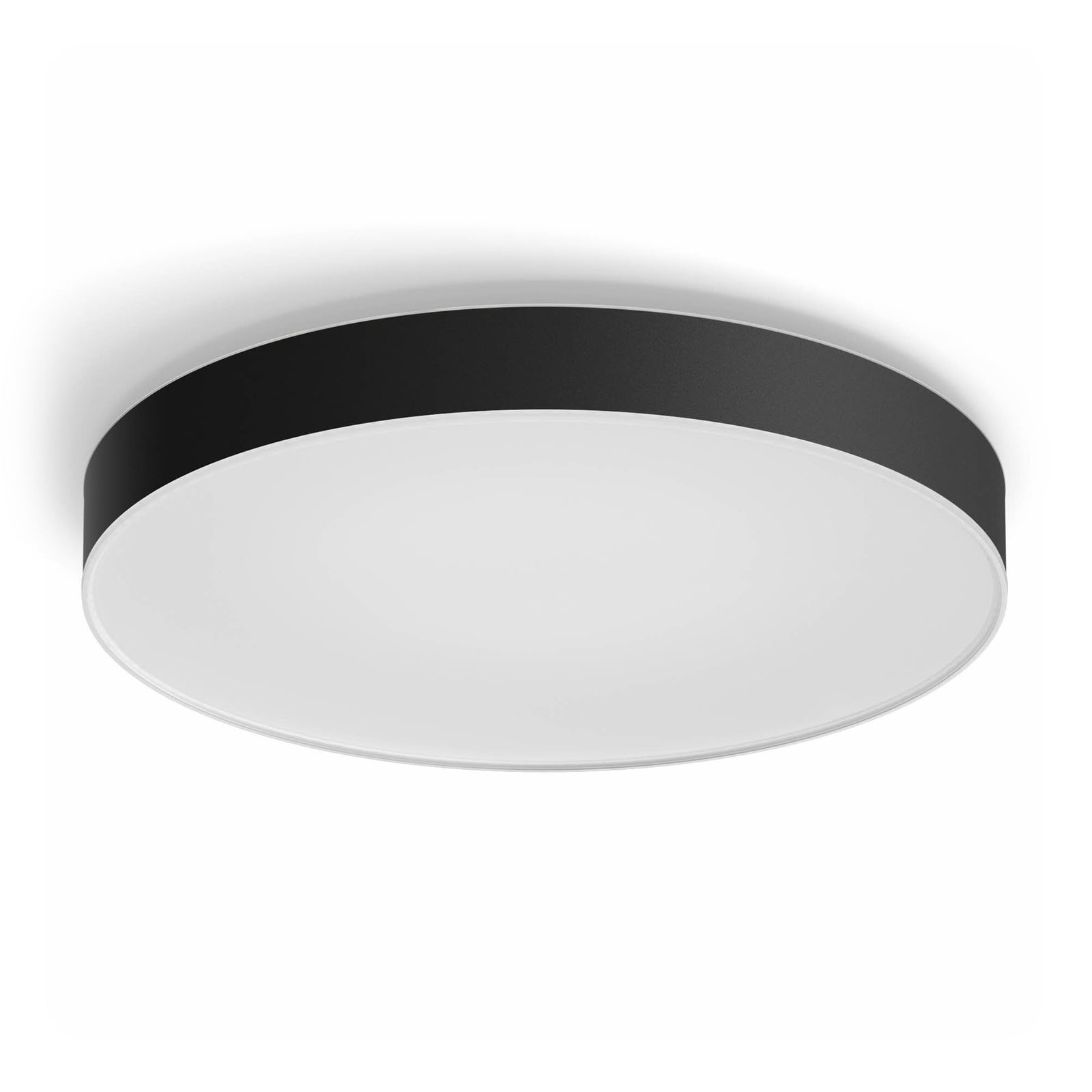 LED taklampe Hue Enrave dimbar CCT Ø55 cm svart nærbilde