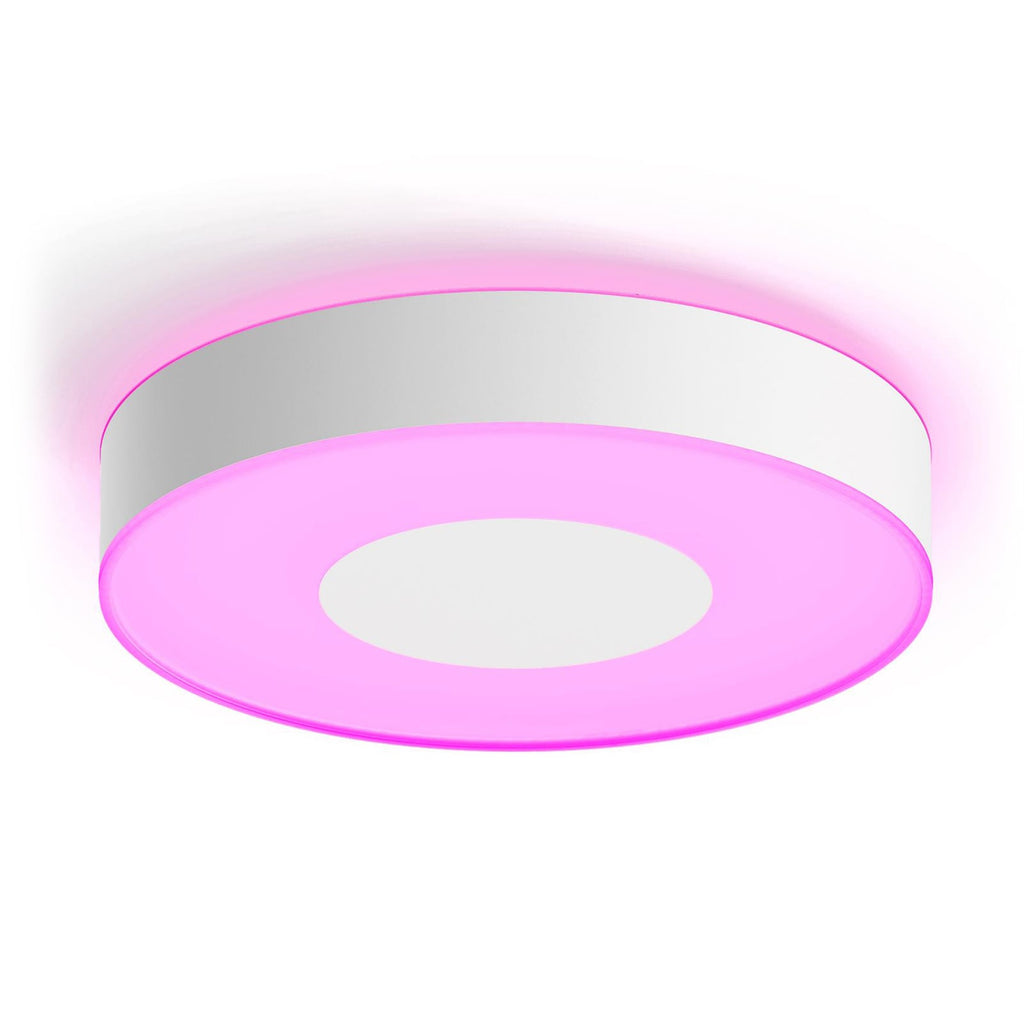 LED taklampe Hue Xamento dimbar RGB CCT nærbilde av lys