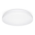 LED taklampe hvit plast Ø27 cm 8,2W 3000K IP54 - STEINEL forfra