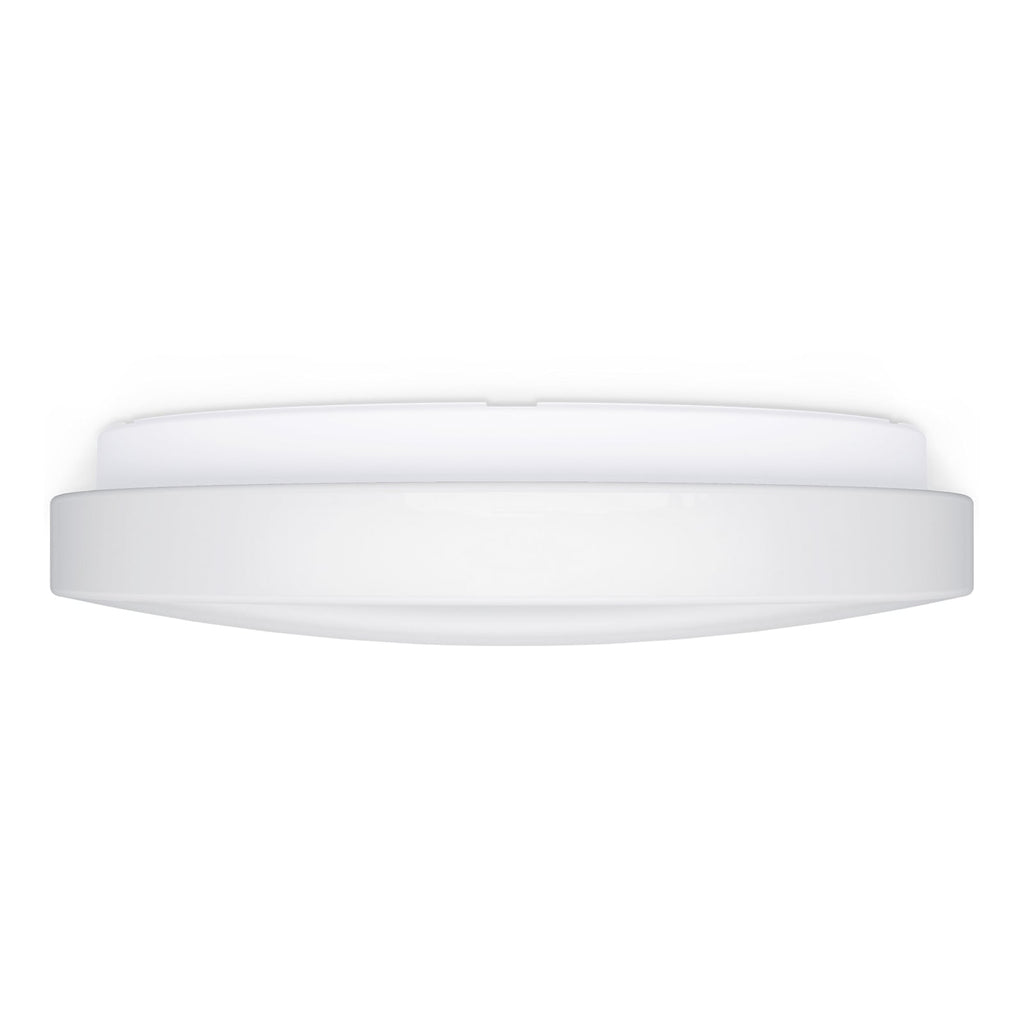 LED taklampe hvit plast Ø27 cm 8,2W 3000K IP54 - STEINEL bakside