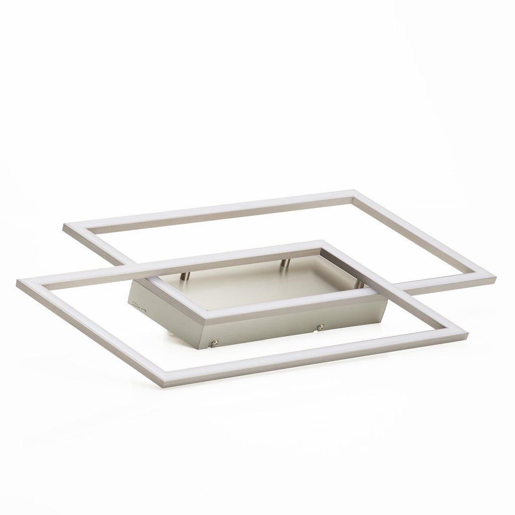 LED taklampe Inigo dimbar 2-lys stål 54 cm Paul Neuhaus detalj