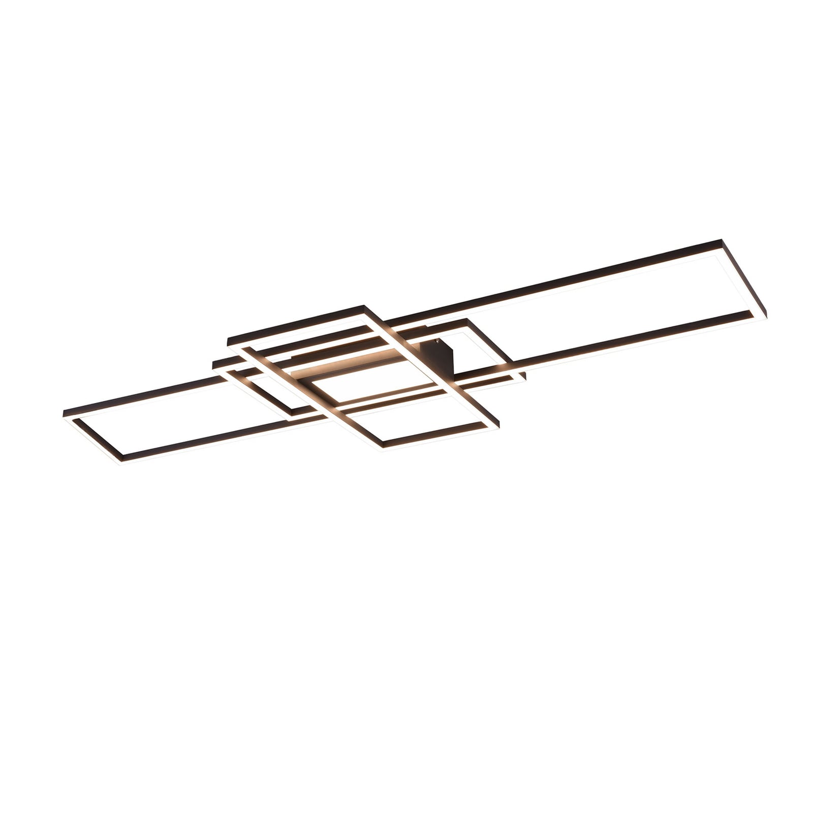 LED taklampe Irvine CCT dimbar antrasitt 105 cm 60W forfra