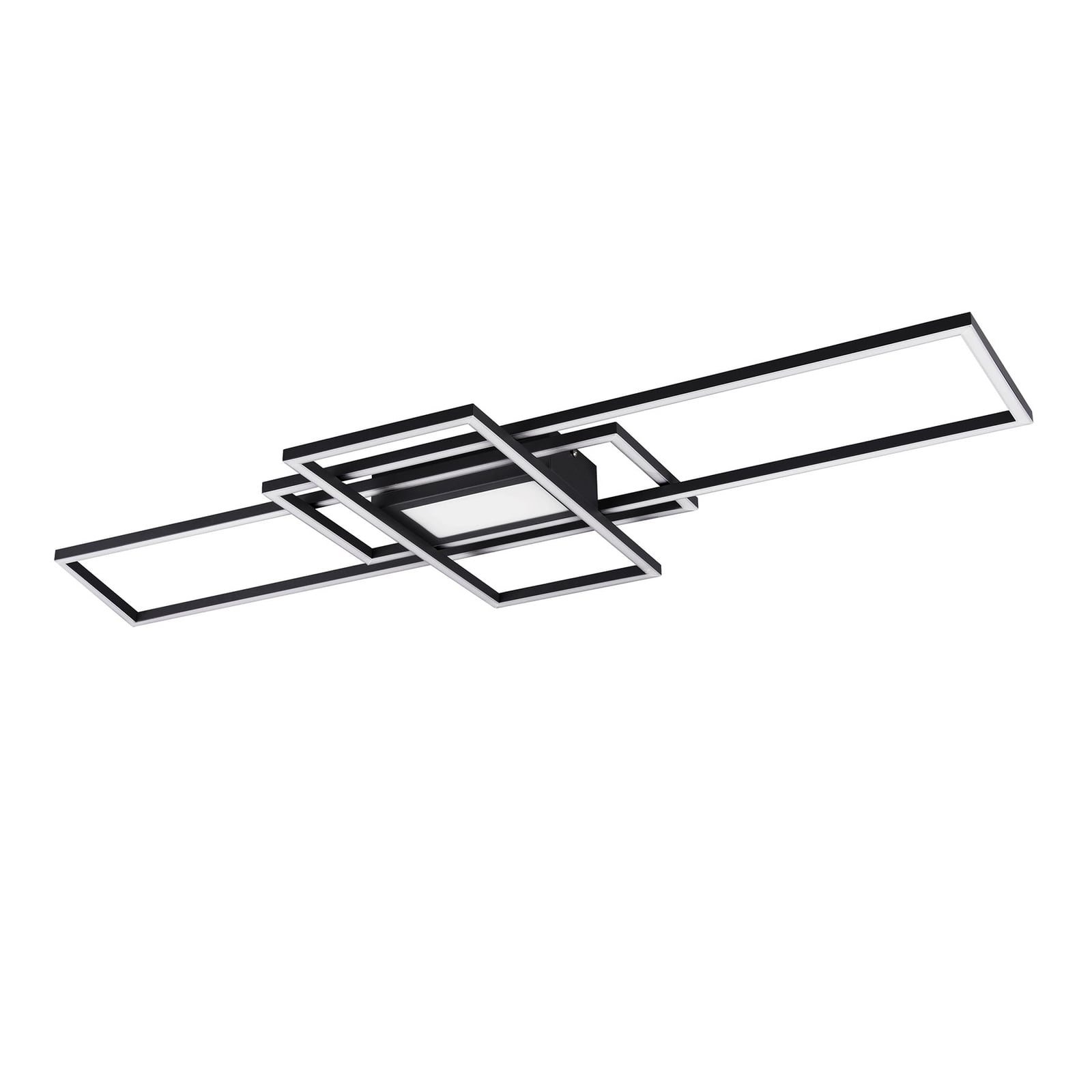 Detalj av LED taklampe Irvine CCT dimbar antrasitt 105 cm 60W