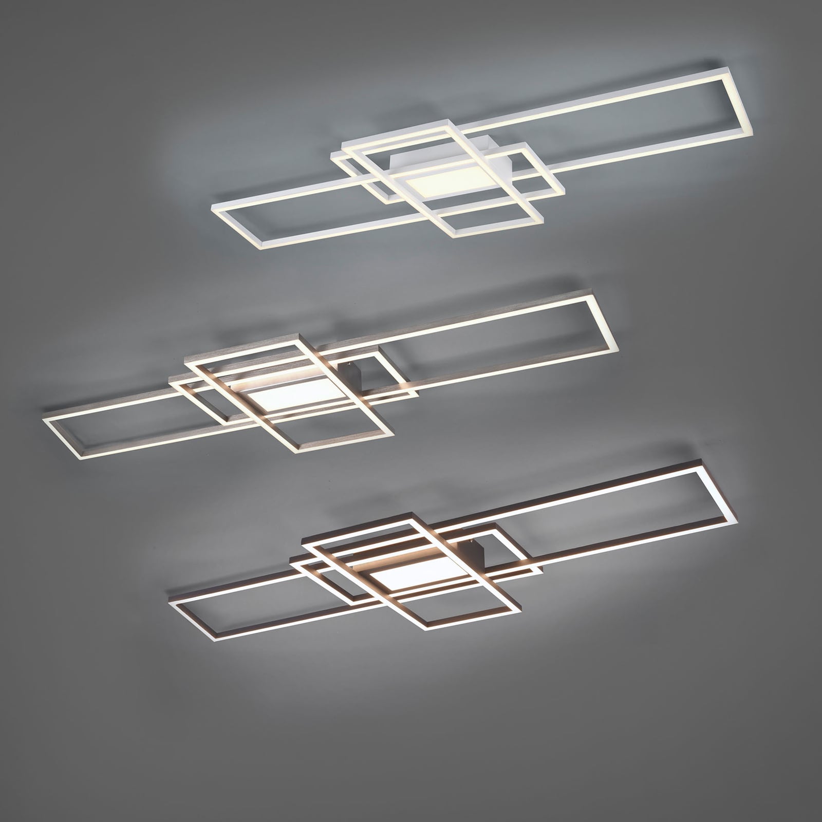 LED taklampe Irvine CCT dimbar antrasitt 105 cm 60W med fjernkontroll