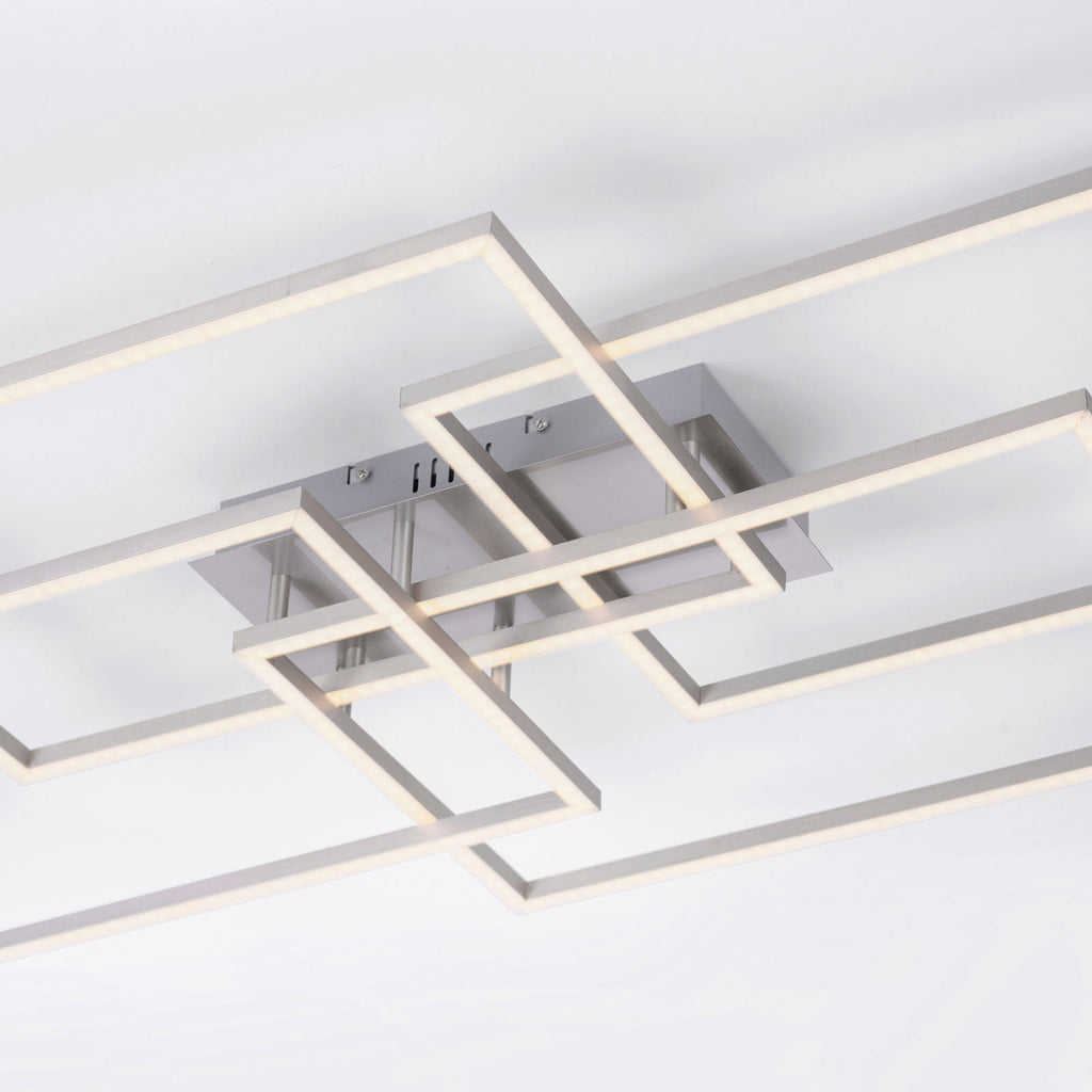 LED taklampe Iven dimbar stål oversikt