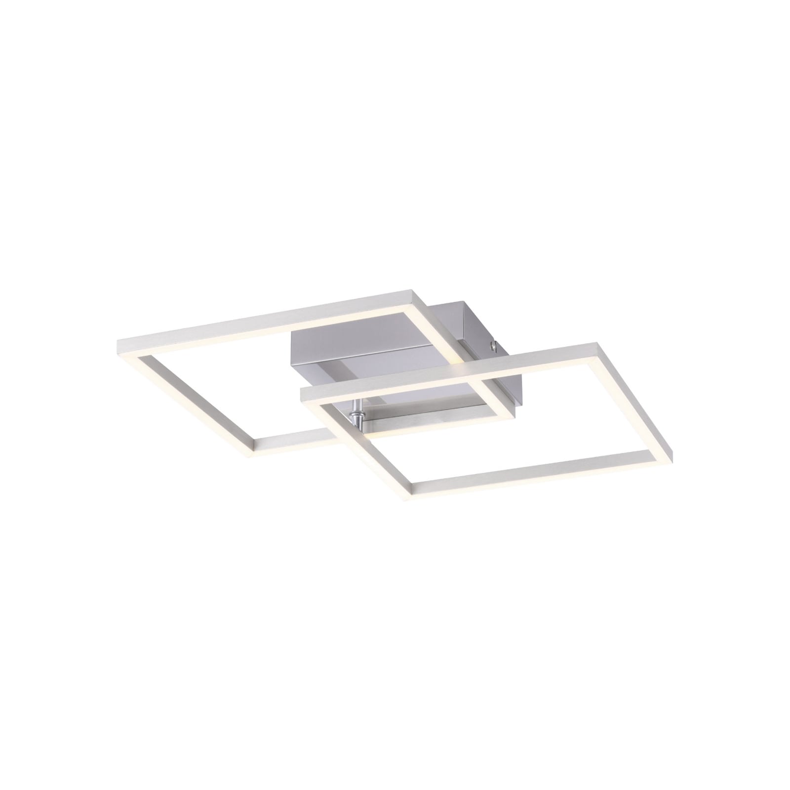 LED taklampe Iven rustfritt stål 35,9x35,9 cm 14W bakside