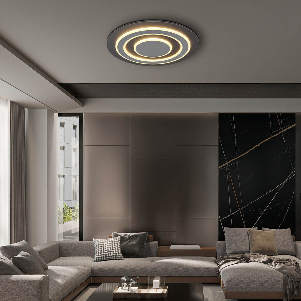 LED taklampe Jayden antrasitt bakside
