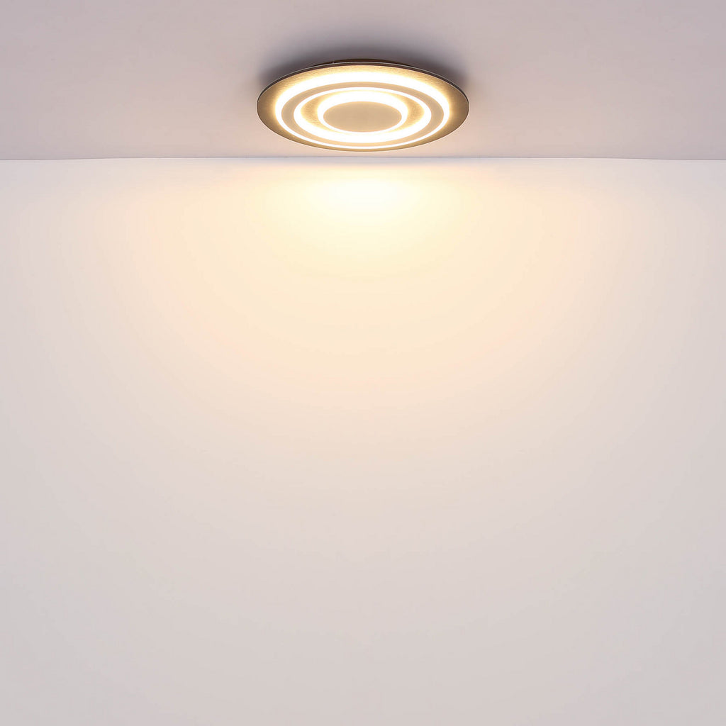 LED taklampe Jayden antrasitt med varmt lys