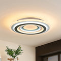 LED taklampe Jazmina antrasitt dimbar CCT Ø50 cm forfra