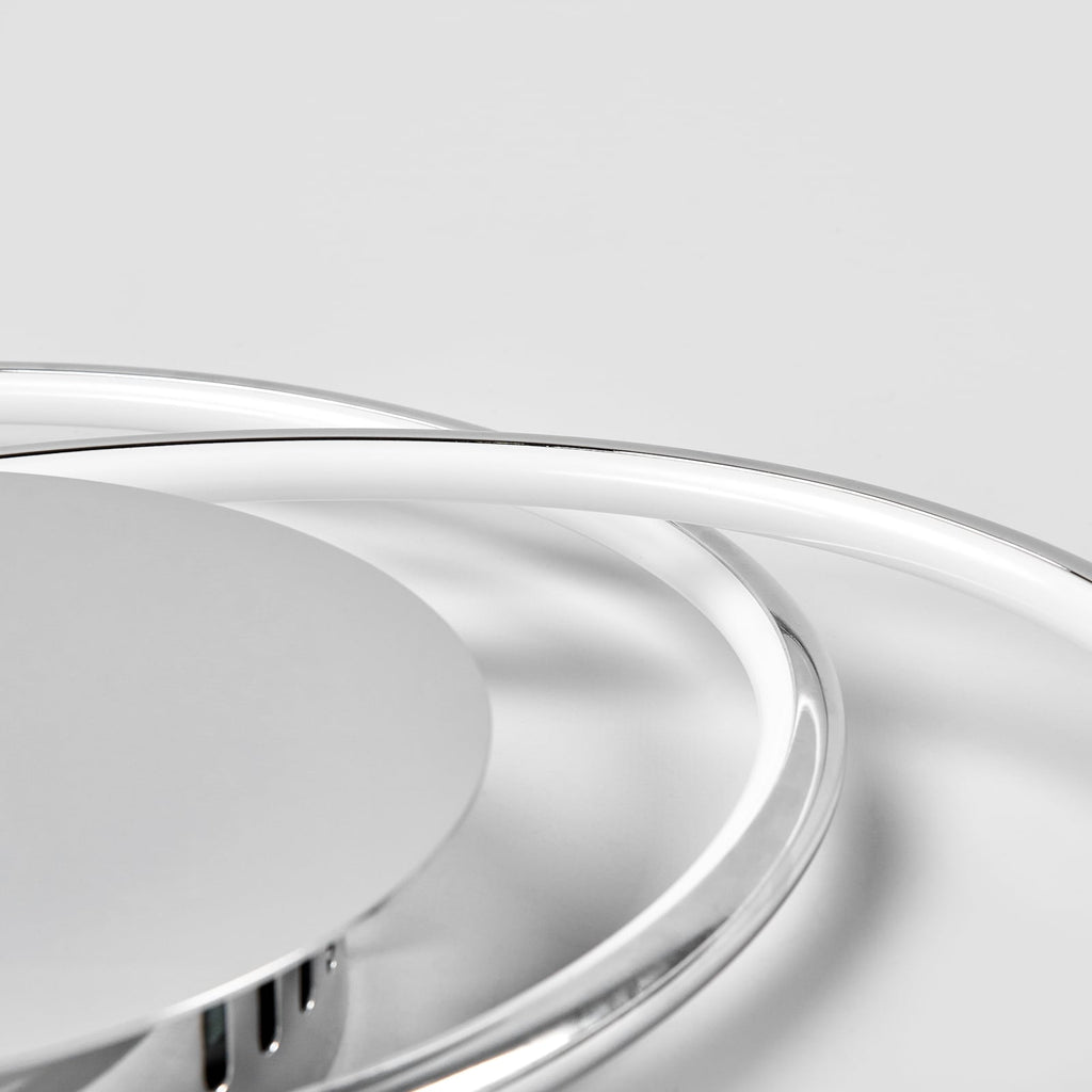LED taklampe Joline 2er-sett krom/hvit lyseffekt