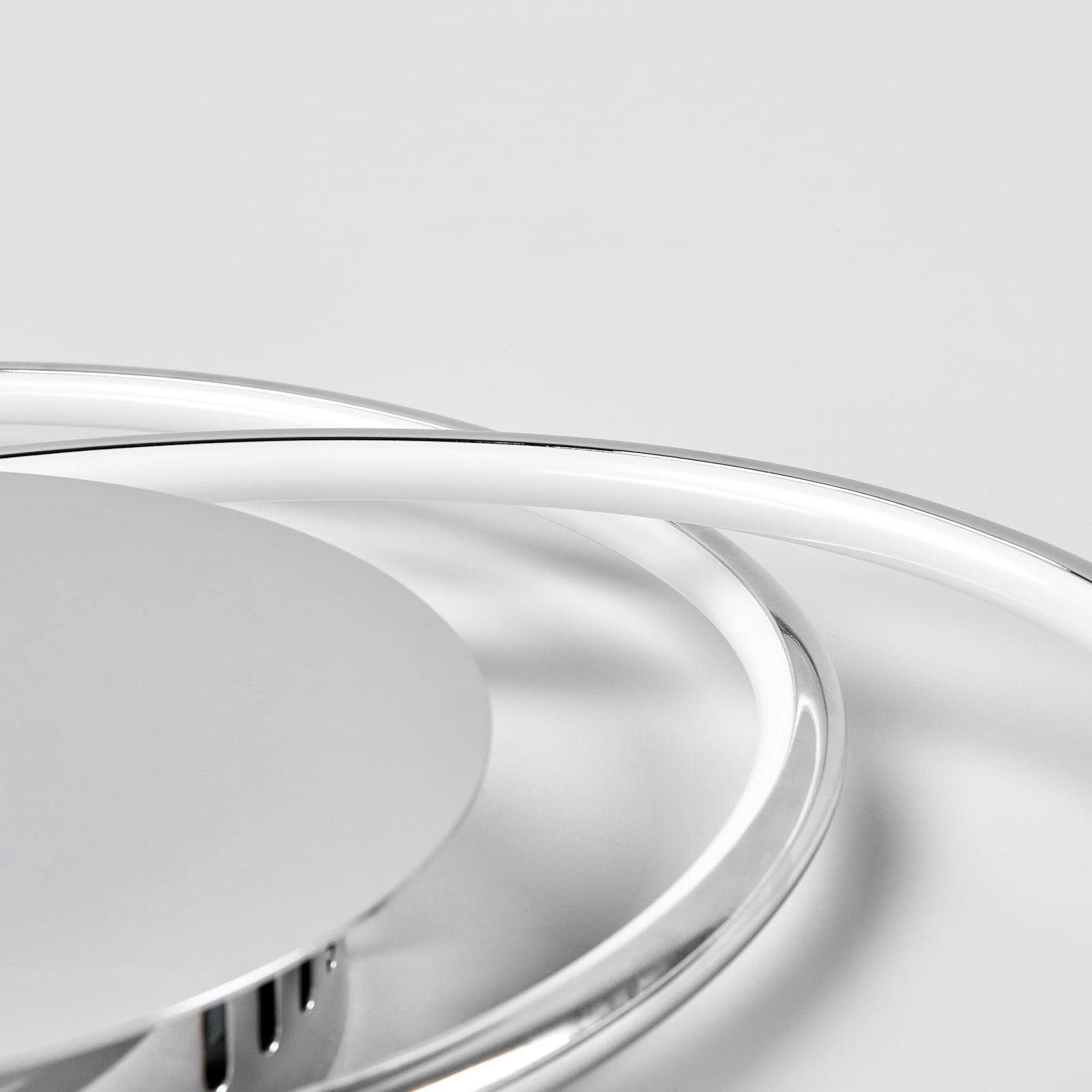LED taklampe Joline 2er-sett krom/hvit lyseffekt
