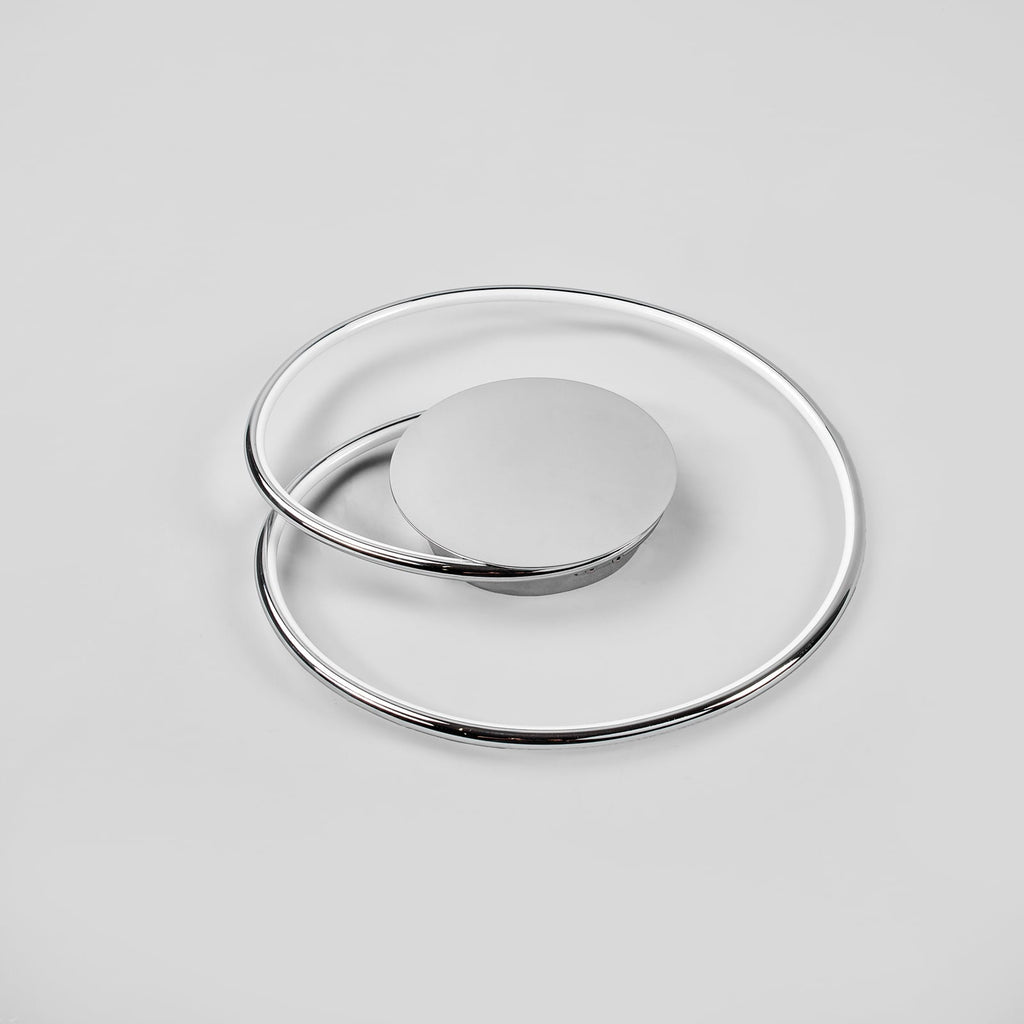 LED taklampe Joline 2er-sett krom/hvit sideprofil
