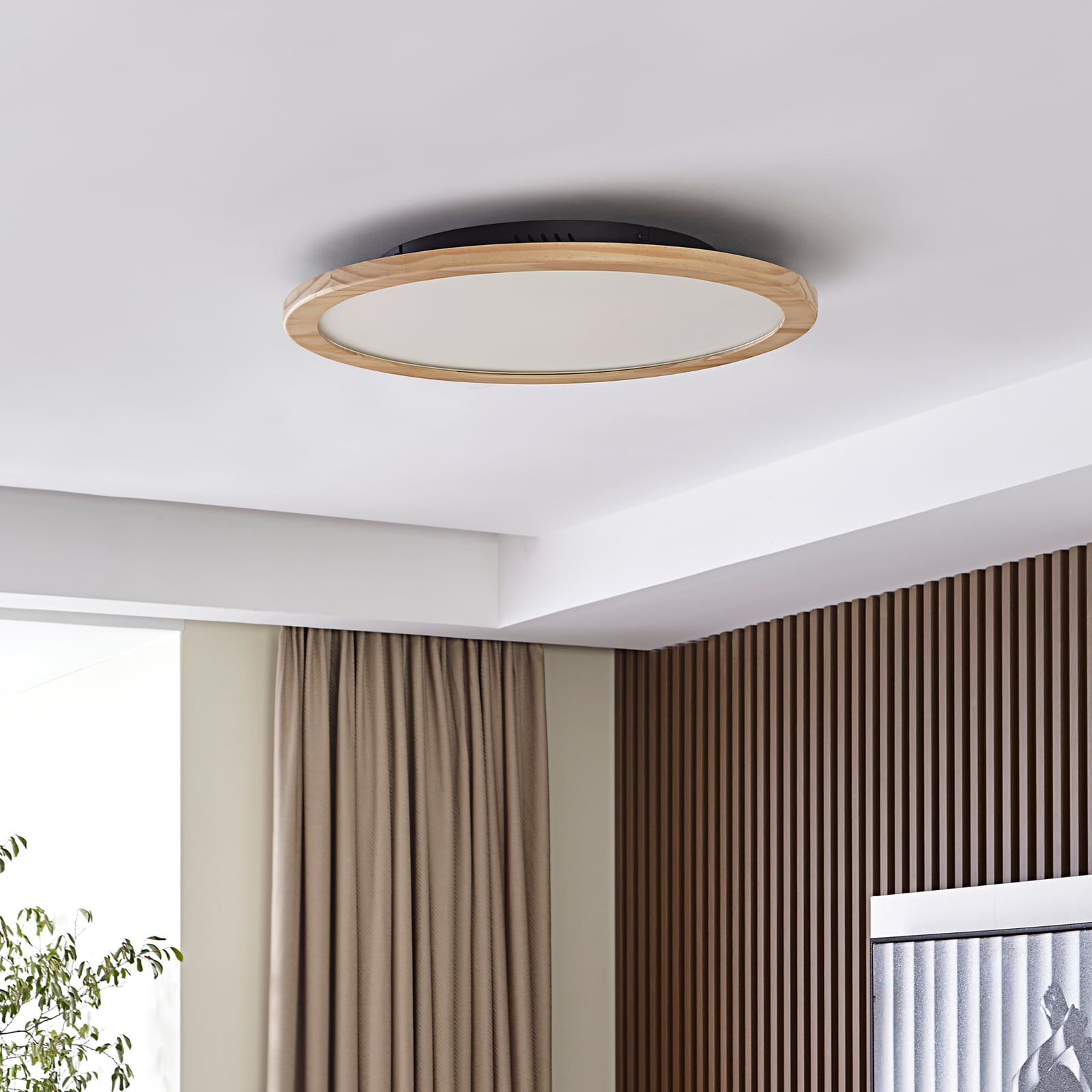 LED taklampe Joren CCT dimbar tre Ø48 cm bakside