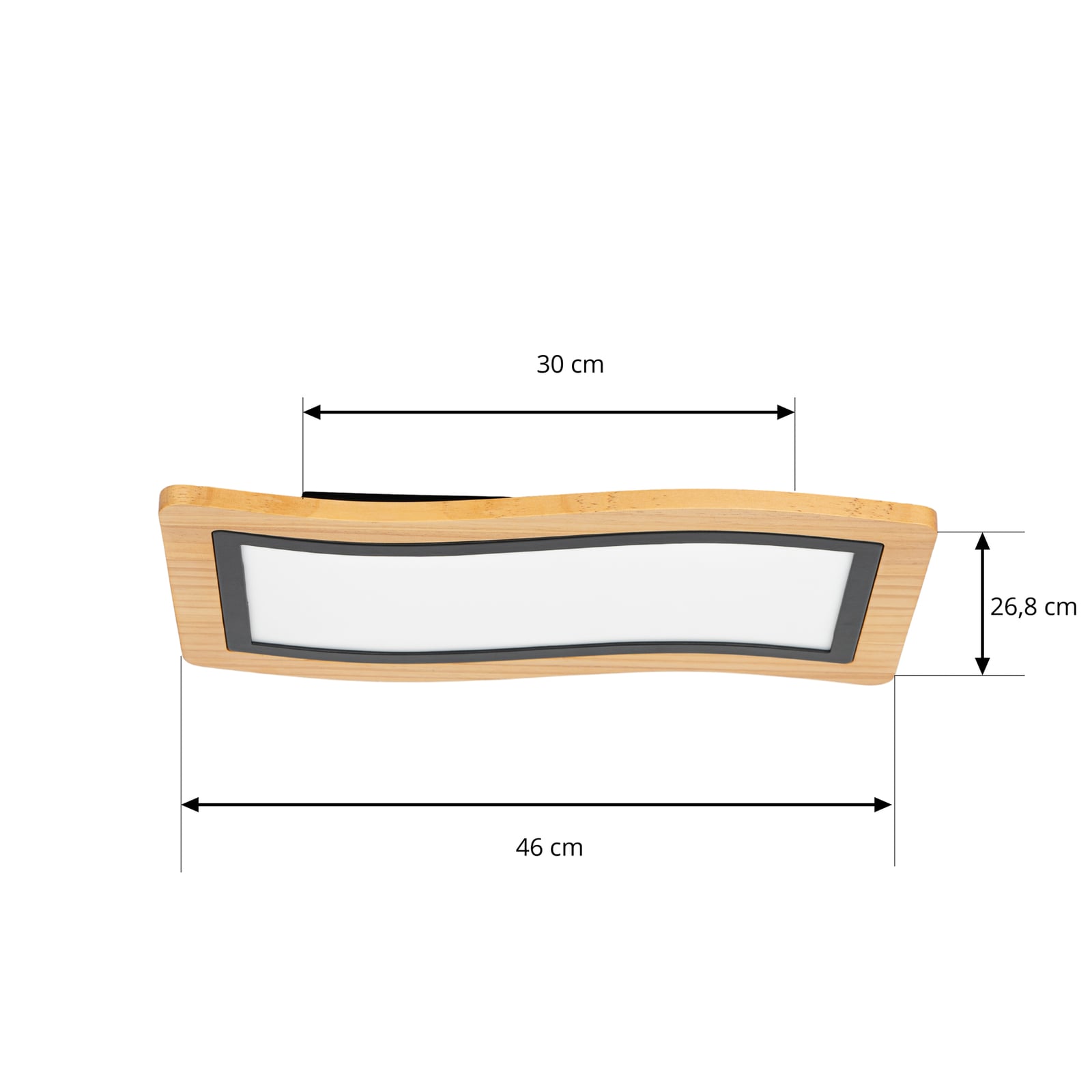 LED taklampe Joren montert i tak