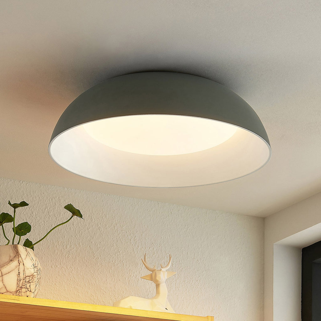 LED taklampe Juliven grå aluminium forfra