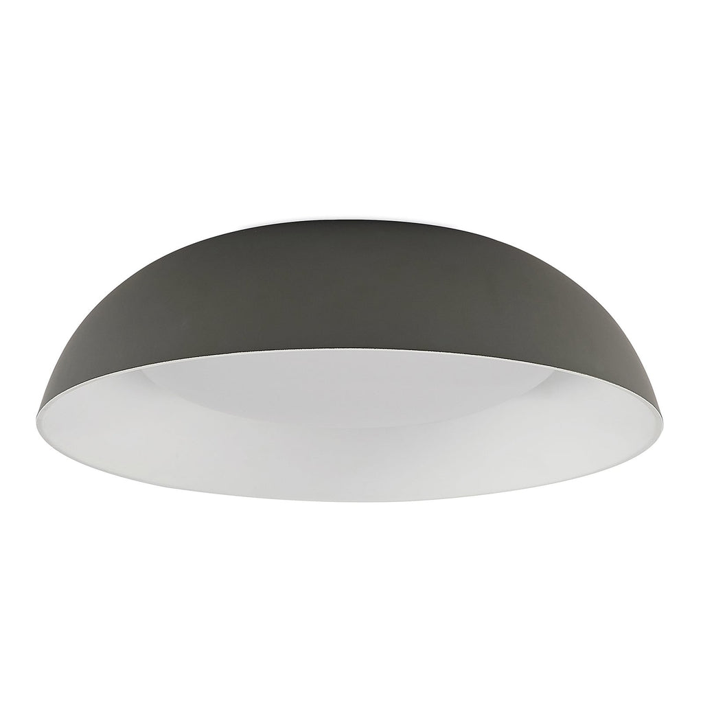 LED taklampe Juliven grå aluminium nærbilde av lampe