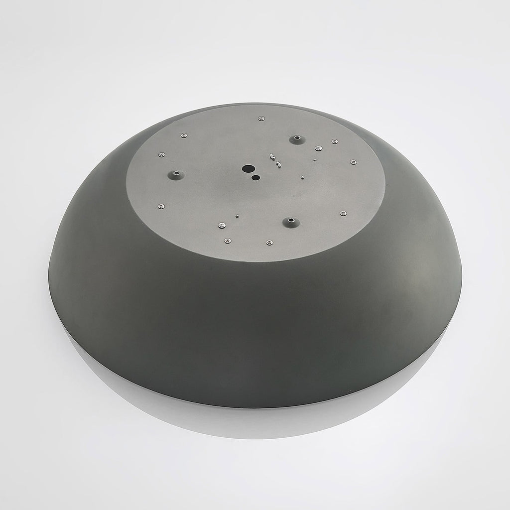 LED taklampe Juliven grå aluminium lyseffekt