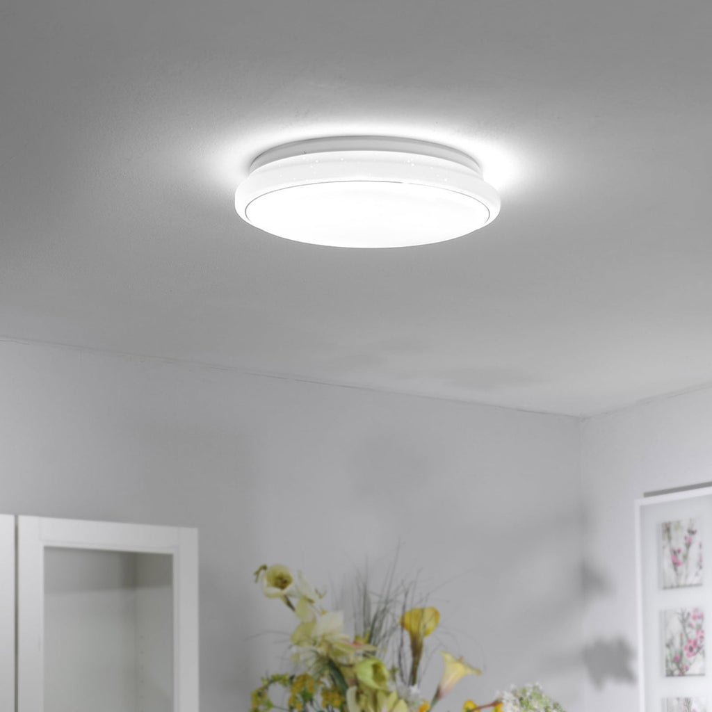LED taklampe Jupiter stjernehimmel Ø60 cm nærbilde av lampe
