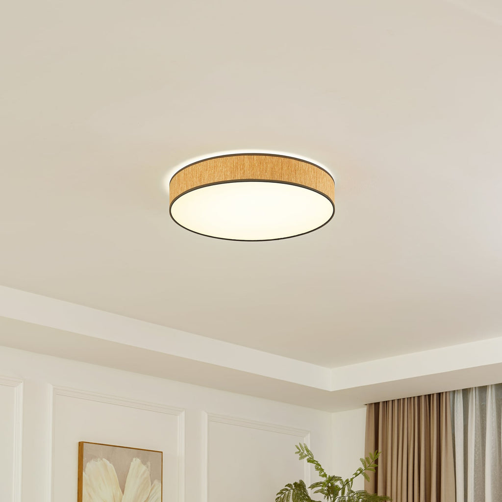 LED taklampe Jutis tang trefarget CCT Ø50 cm bakside