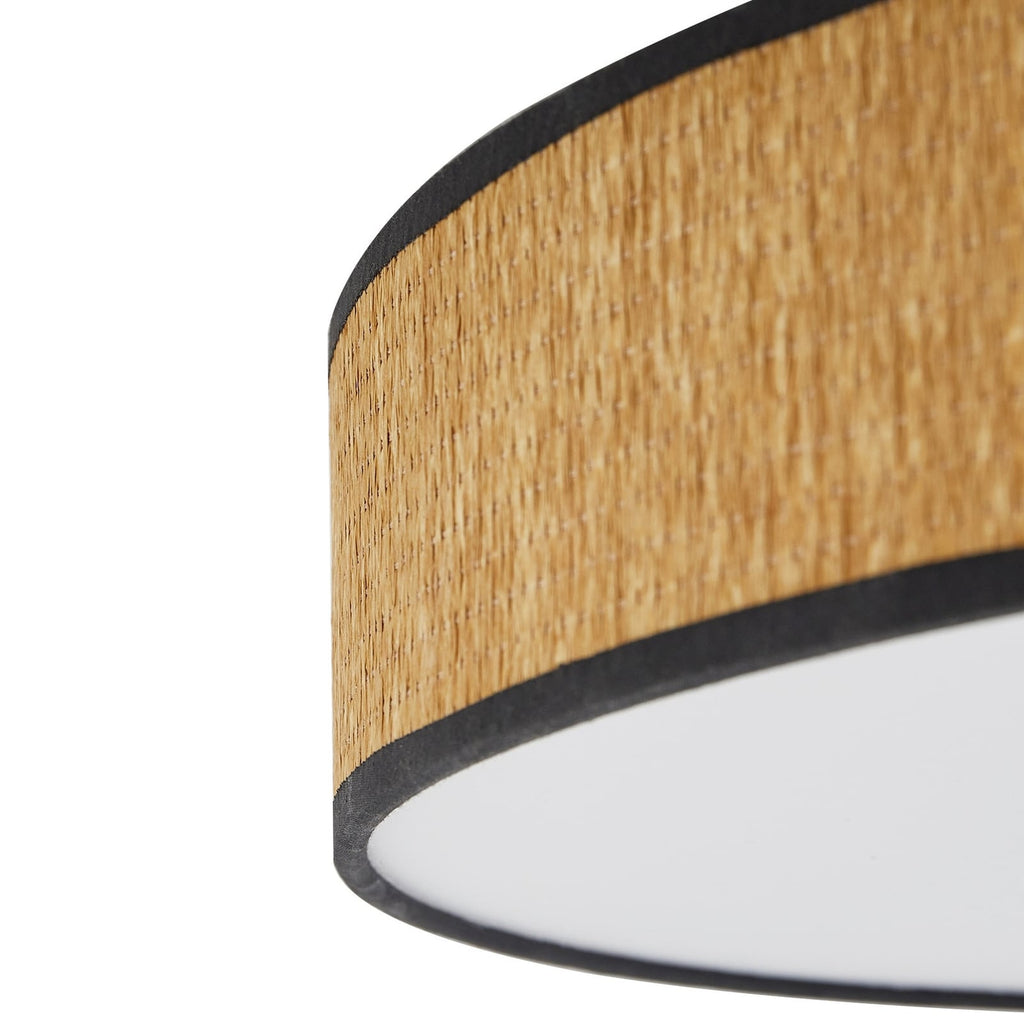LED taklampe Jutis tang trefarget CCT Ø50 cm sideprofil