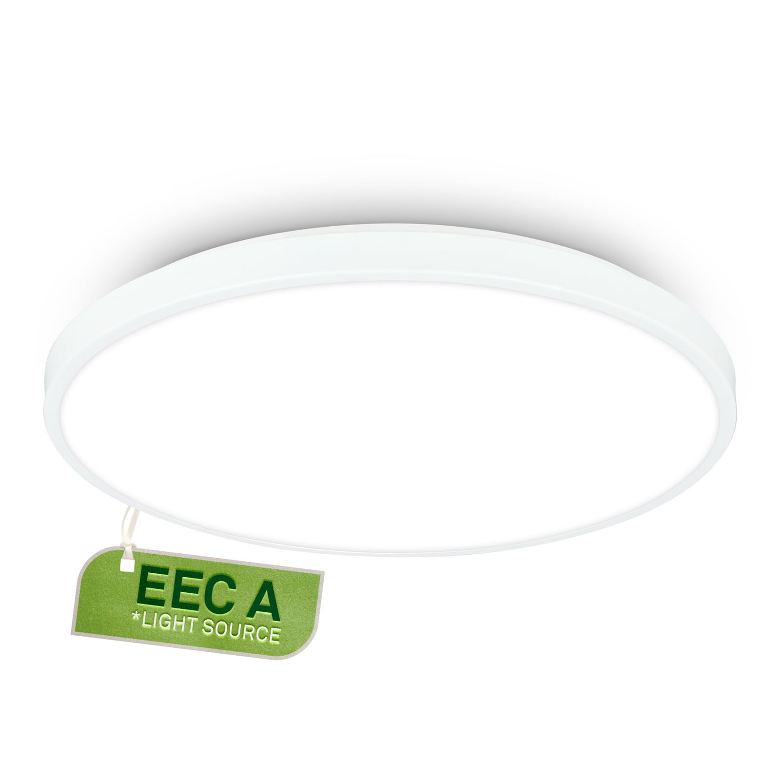 LED taklampe Kaida rund hvit Ø38 cm 21W nøytralhvit bakside