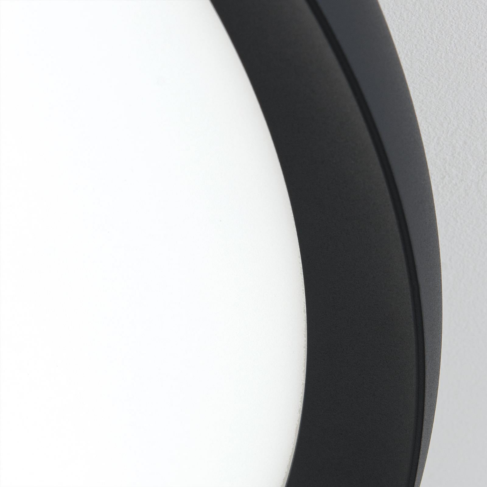 LED taklampe Kant svart Ø60 cm CCT dimbar 43W nærbilde av lyselement