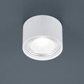 LED taklampe Kari rund dimbar matt hvit forfra