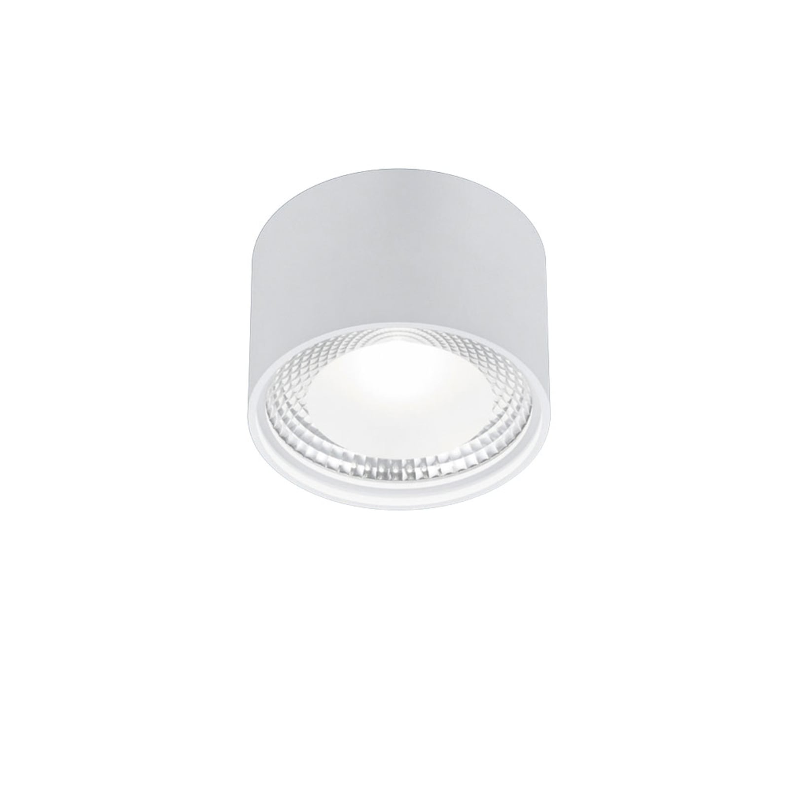 LED taklampe Kari rund dimbar matt hvit detalj