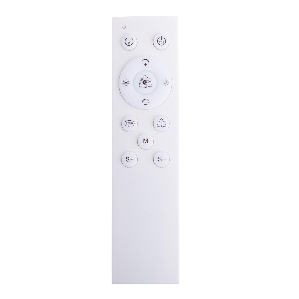 LED taklampe Karl CCT RGB dimbar Ø54 cm IP44 nærbilde av lys