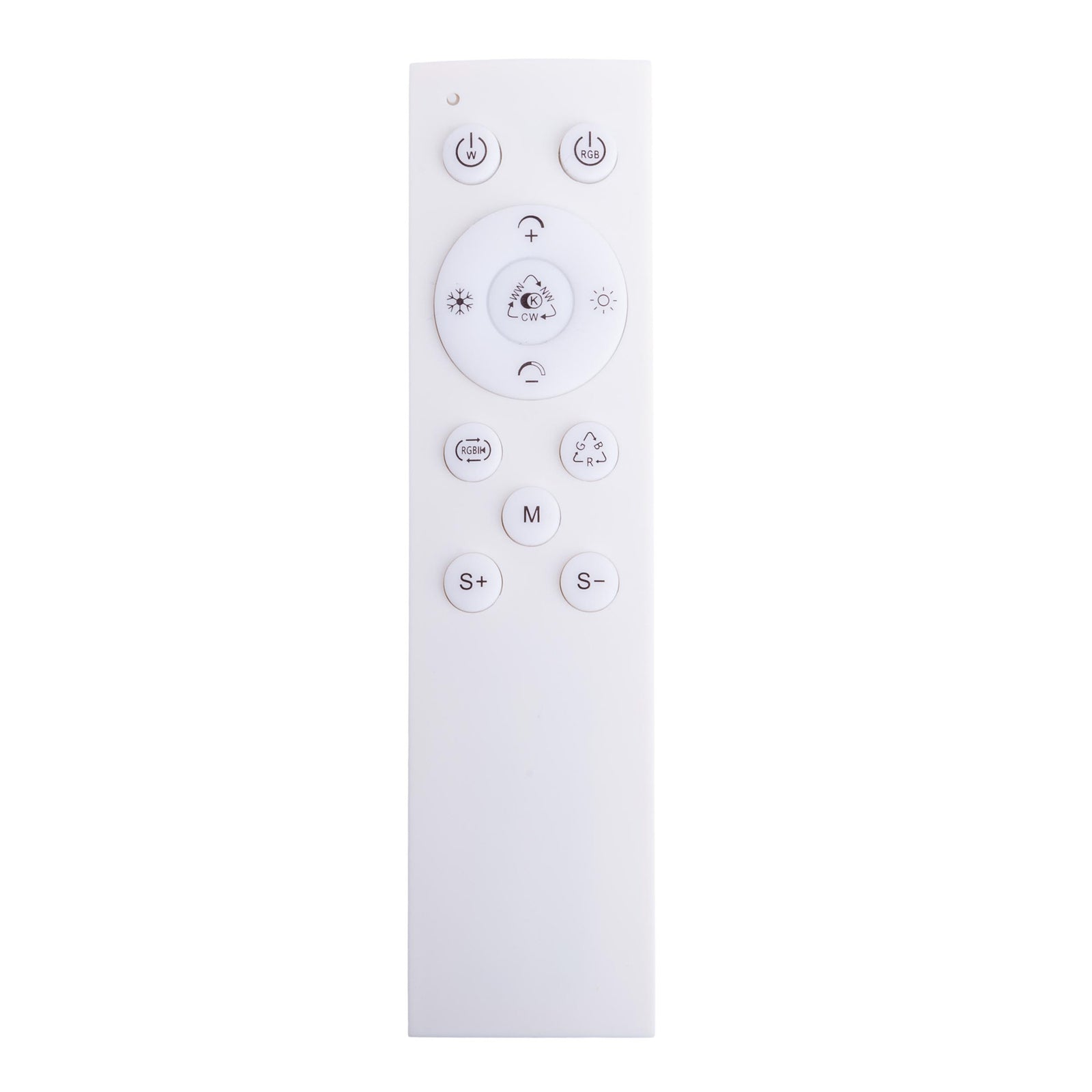 LED taklampe Karl CCT RGB dimbar Ø54 cm IP44 nærbilde av lys