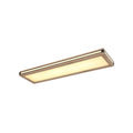 LED taklampe Karla rektangulær trefarget 80 cm 44W forfra