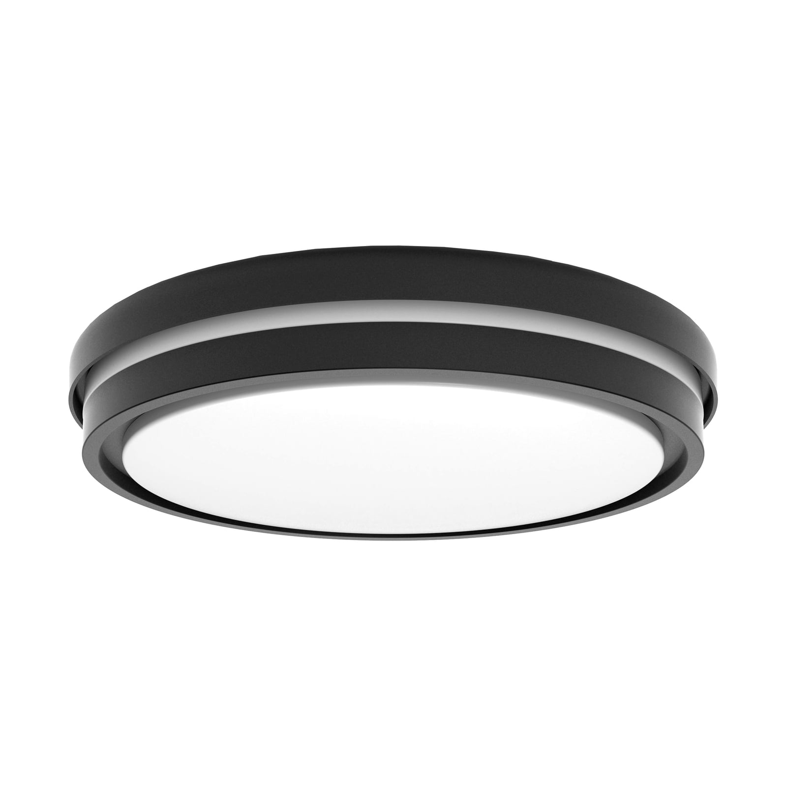 LED taklampe Kea dimbar RGB+CCT Ø52 cm med fjernkontroll forfra