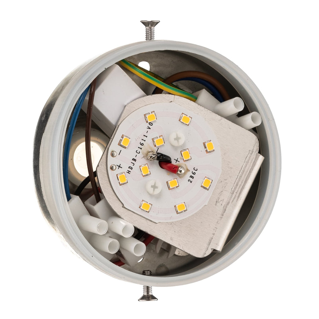 LED taklampe Keto opalglass IP44 - Helestra
