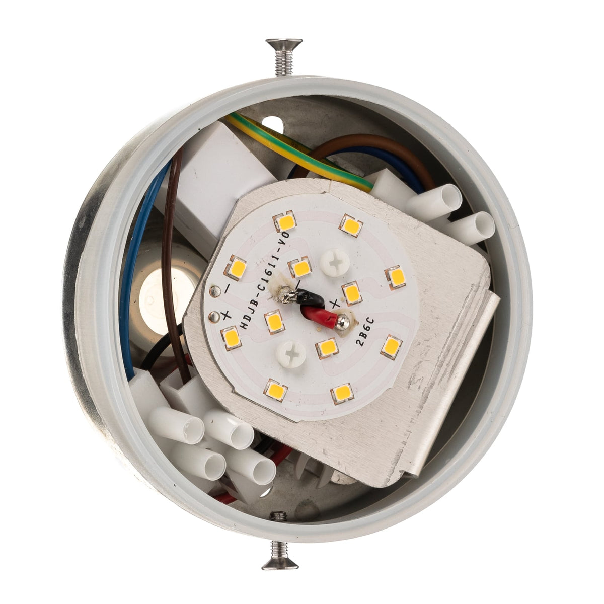 LED taklampe Keto opalglass IP44 - Helestra
