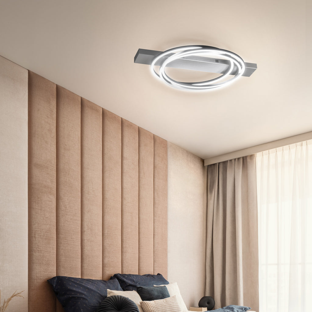LED taklampe Kiku CCT dimbar med fjernkontroll 76 cm bakside
