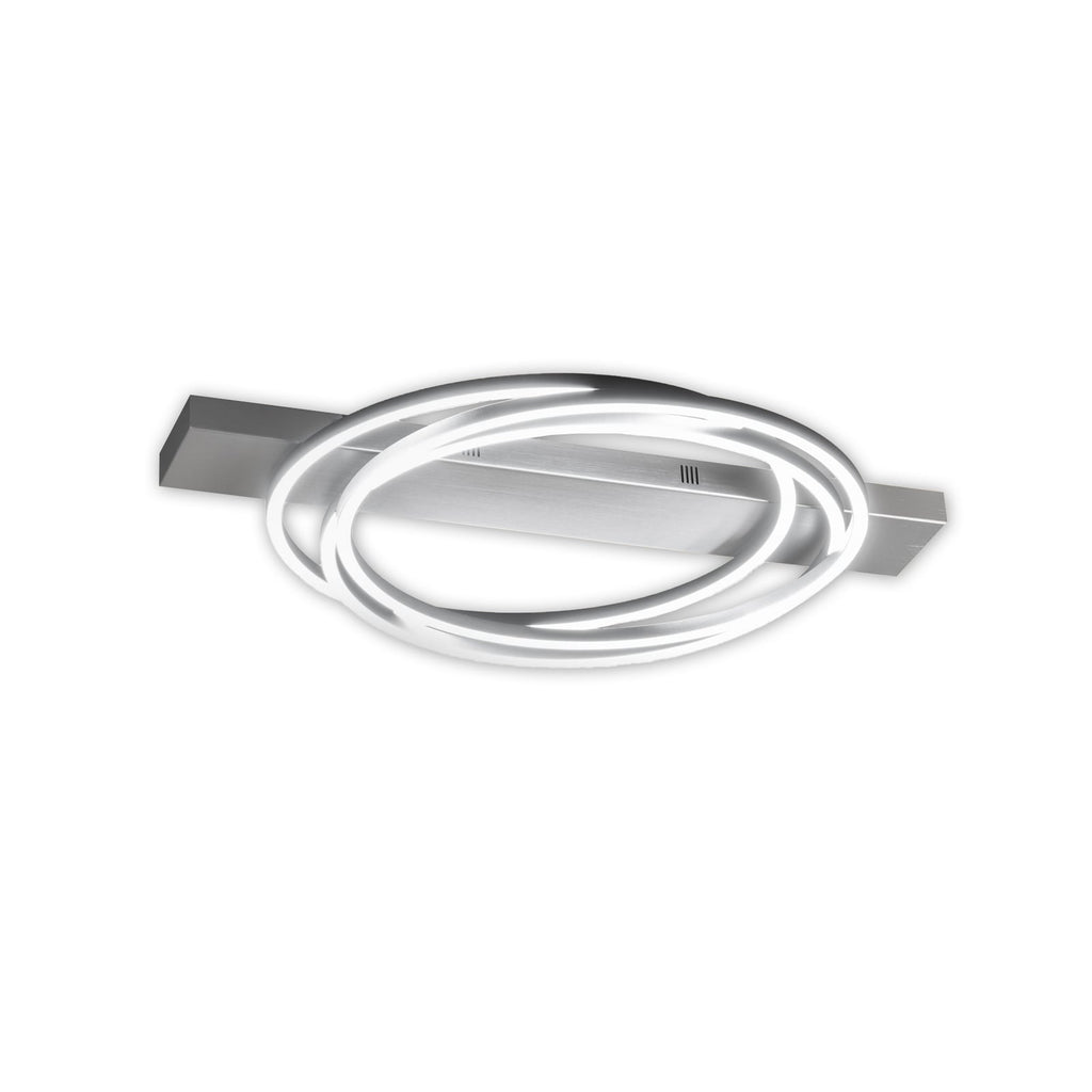 Detalj av LED taklampe Kiku CCT dimbar med fjernkontroll 76 cm