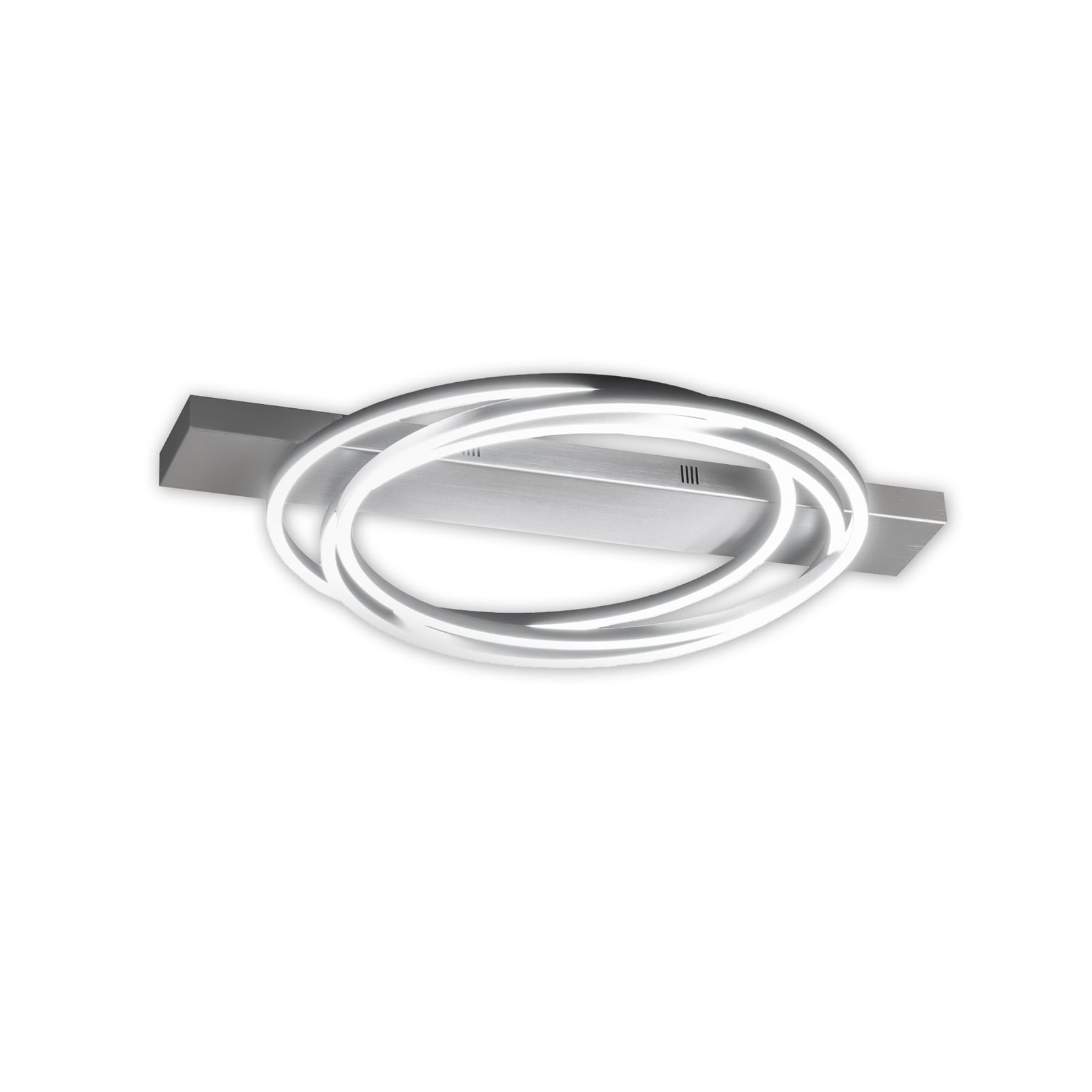 Detalj av LED taklampe Kiku CCT dimbar med fjernkontroll 76 cm