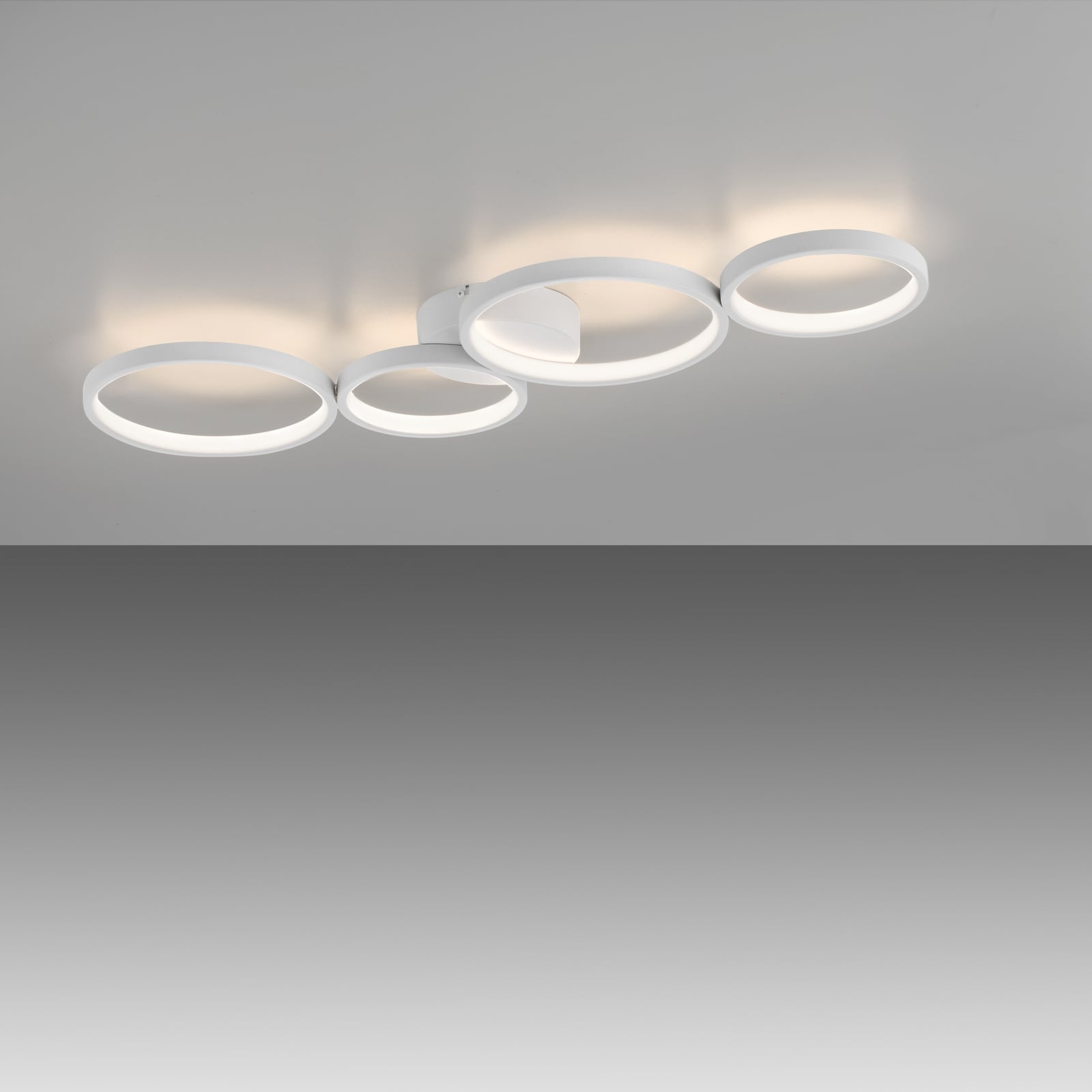 LED taklampe Kiringe dimbar hvit aluminium montert i tak