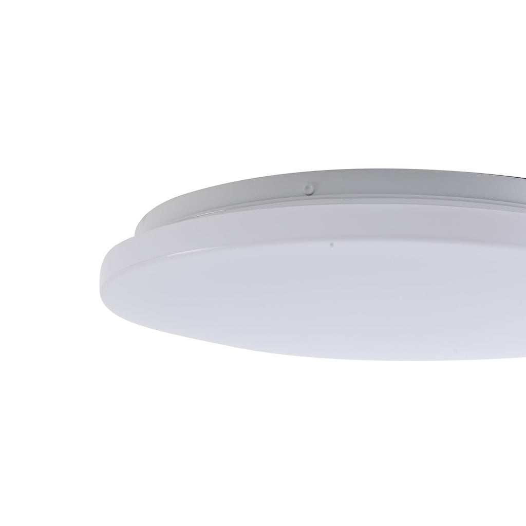 LED taklampe Kirkola med bevegelsessensor sett fra siden