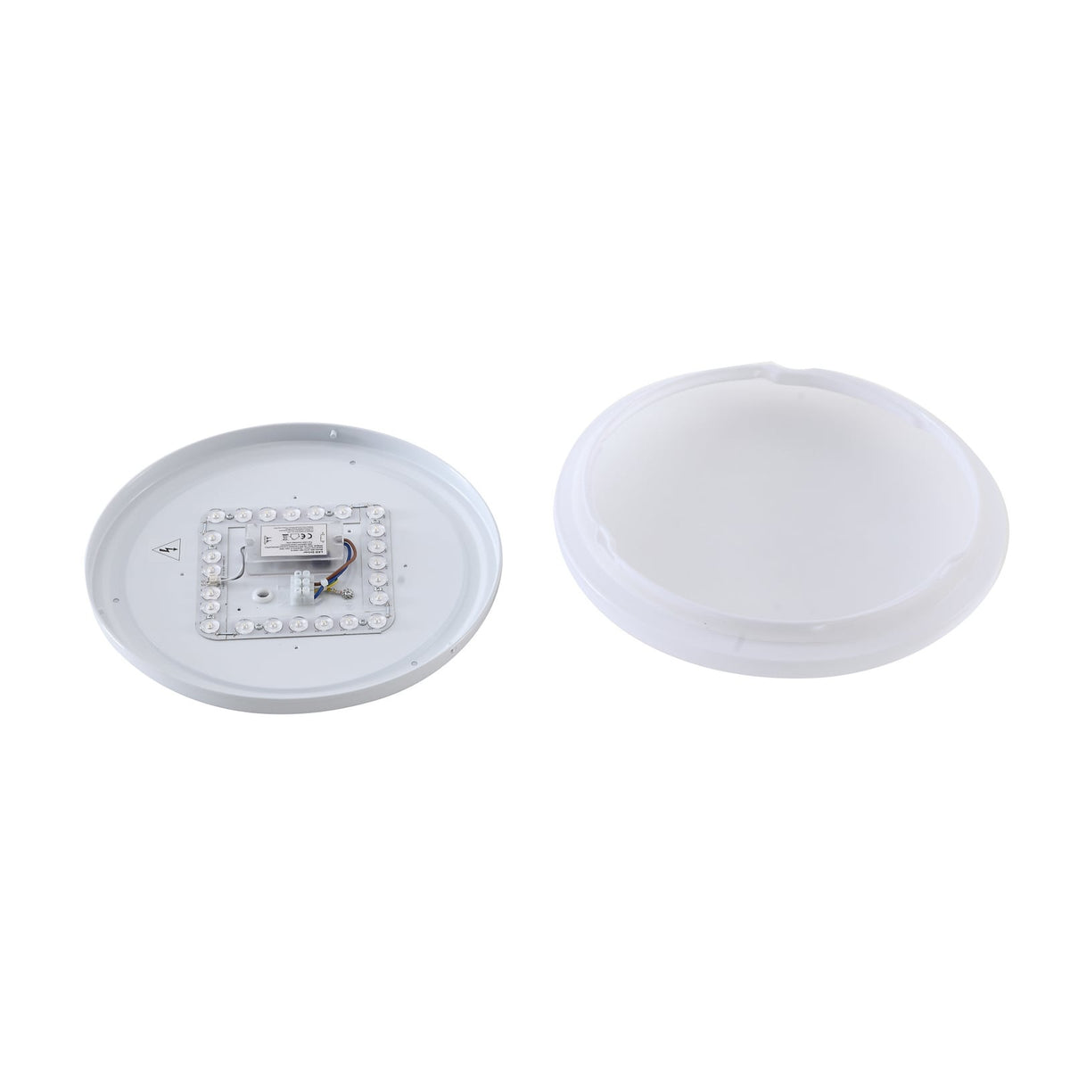 LED taklampe Kirkola med bevegelsessensor i bruk