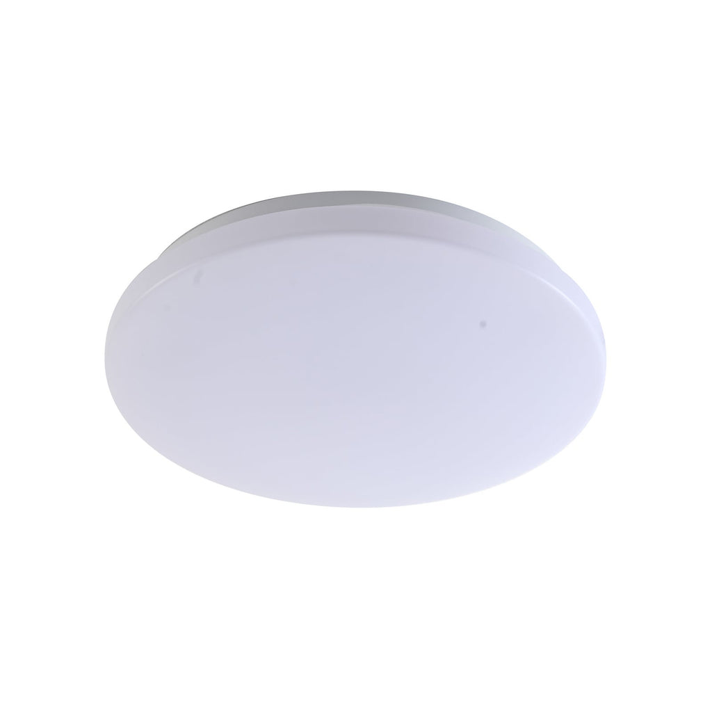 Lysfordeling fra LED taklampe Kirkola med bevegelsessensor