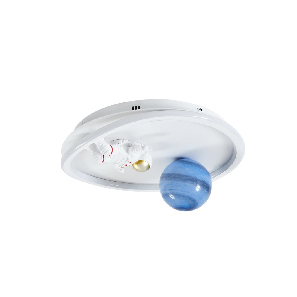 LED taklampe Kosmo hvit Ø40 cm 31W varmhvit montert i rom